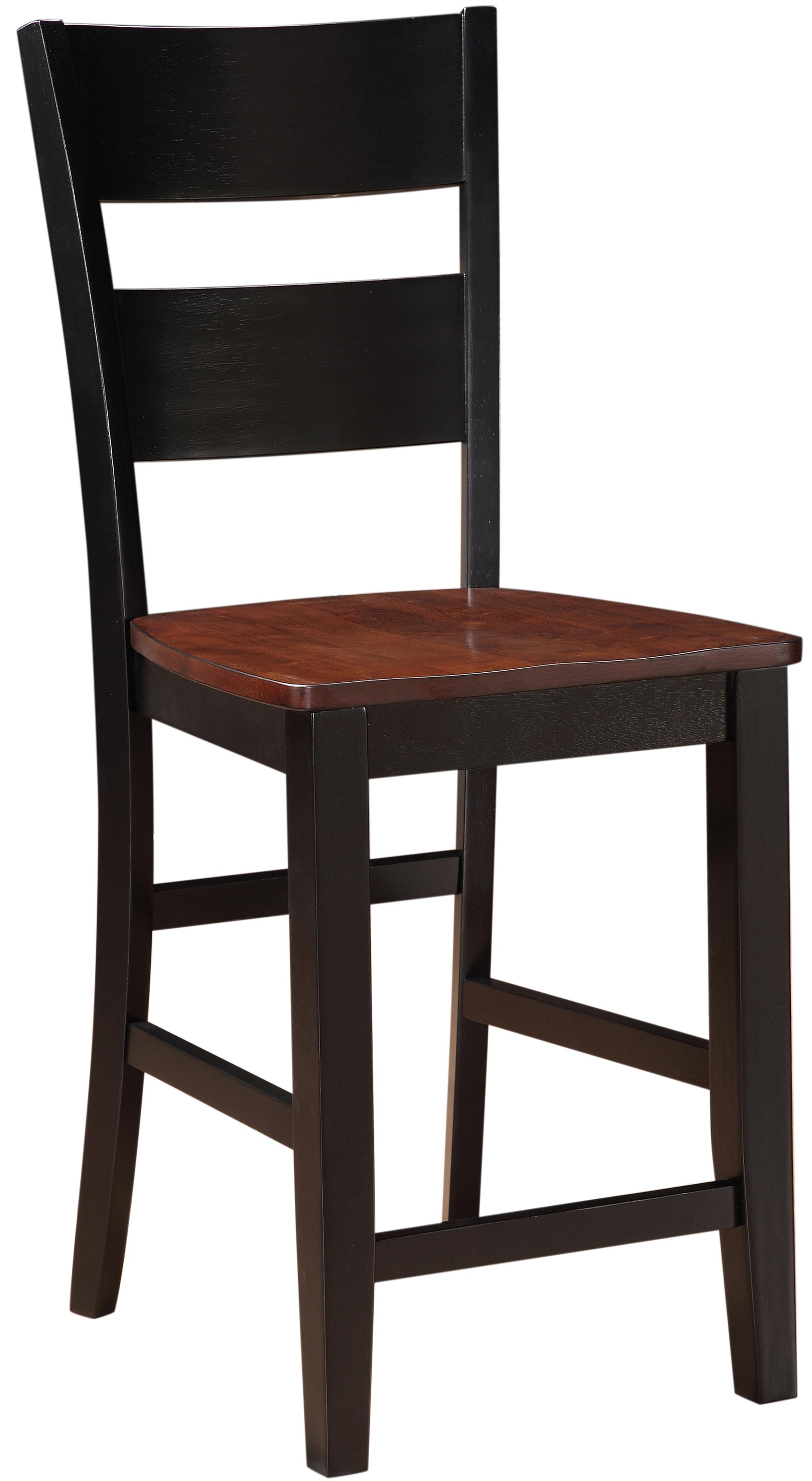 Holland House 8202 Counter Height Pub Chair with Tapered Legs